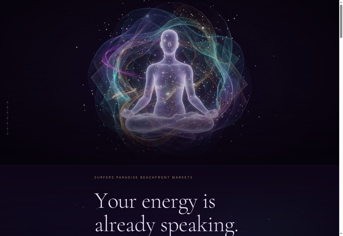 EnergyAura website homepage